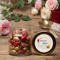 Pot en verre personnalisé – Collection Jardins de Roses