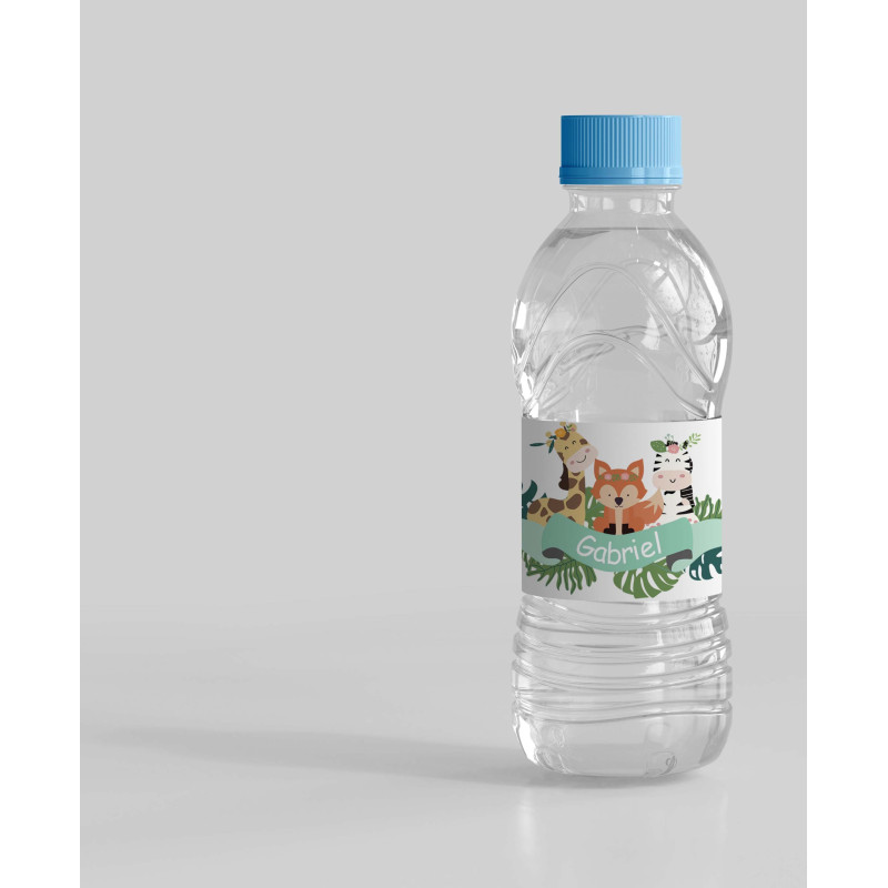 étiquette bouteille eau Savane