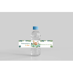 étiquette bouteille eau Savane