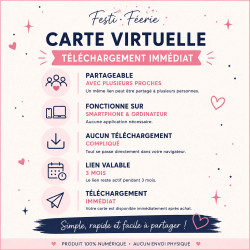 Carte virtuelle à gratter – Cœur doré Veux-tu être ma témoin ?
