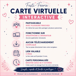 Carte virtuelle à gratter personnalisée – Cadeau d’argent Noël