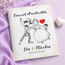 Livret d’activités mariage – version économique - 6 motifs au choix