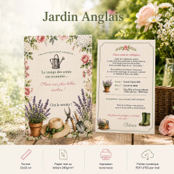 Invitation départ à la retraite – Jardin Anglais