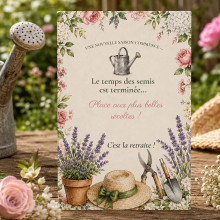 Invitation départ à la retraite – Jardin Anglais