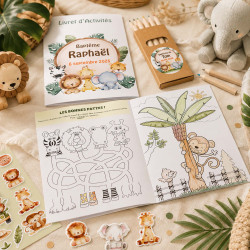 Livret d’activités jeux et coloriages Safari