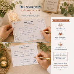 Le Match des Mariés – Carte jeu mariage à remplir par les invités