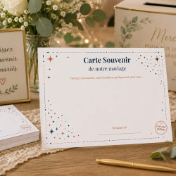 Le Match des Mariés – Carte jeu mariage à remplir par les invités