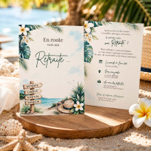 Invitation départ à la retraite Rivage Tropical