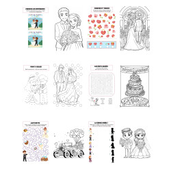 Livret d'activités Jeux et coloriages Mariage