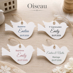 Étiquette Oiseau personnalisée