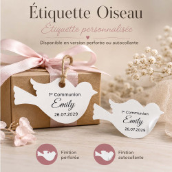 Étiquette Oiseau personnalisée