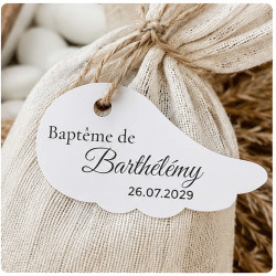 Étiquette Aile d'Ange personnalisée