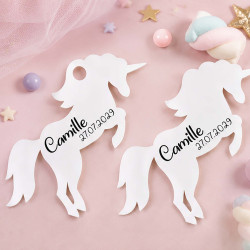 Étiquette Licorne personnalisée | Dragées, cadeaux invités & anniversaire