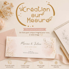 Forfait Création Sur-Mesure Faire-part/invitation