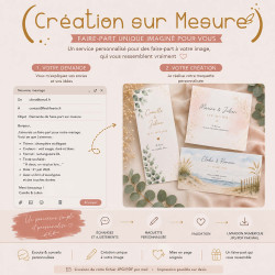 Forfait Création Sur-Mesure Faire-part/invitation
