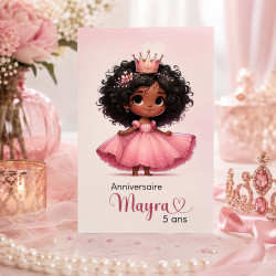 Invitation Anniversaire Princesse – Collection Princesses Enchantées