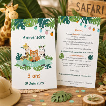 Invitation Anniversaire Savane – Collection Les Amis de la Savane