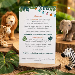 Invitation Anniversaire Savane – Collection Les Amis de la Savane
