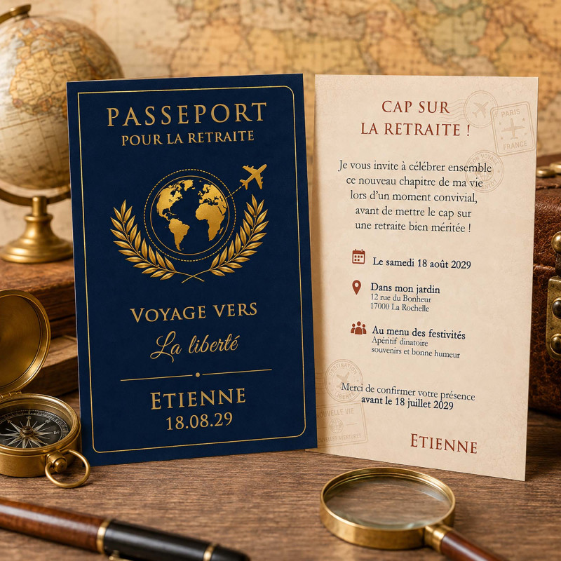 Invitation Retraite Passeport – Voyage vers la Liberté