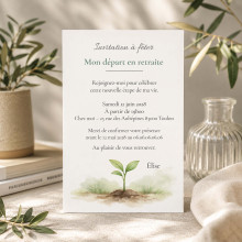 Invitation départ en retraite nature – Collection Nouvelle Saison