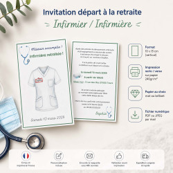 Invitation départ à la retraite – Infirmier / Infirmière