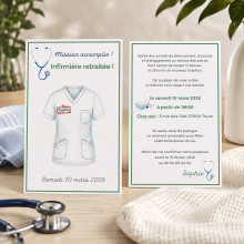 Invitation départ à la retraite – Infirmier / Infirmière