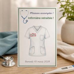 Invitation départ à la retraite – Infirmier / Infirmière