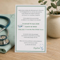 Invitation départ à la retraite – Infirmier / Infirmière