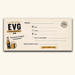 Invitation EVG à compléter – Carte esprit vintage