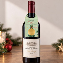 Collerette bouteille à gratter personnalisée – Secret de Noël