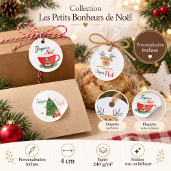 Étiquettes cadeaux Noël – 6 modèles au choix – Les Petits Bonheurs de Noël