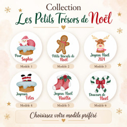 Étiquettes cadeaux Noël – 6 modèles au choix – Les Petits Trésors de Noël