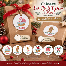 Étiquettes cadeaux Noël – 6 modèles au choix – Les Petits Trésors de Noël