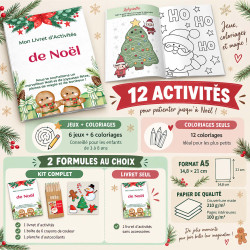 Livret d'Activités de Noël : Bonhomme Pain d'Épice