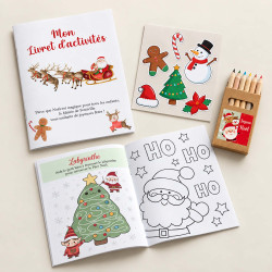 Livret d’activités de Noël Pro – Traîneau du Père Noël – Dès 100 ex.