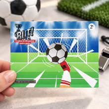 Carte à gratter Football personnalisée – But Surprise