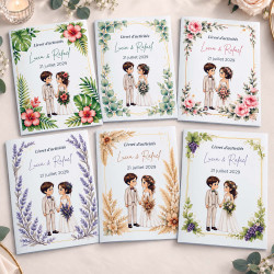 Livret d'activités mariage enfant / 6 univers au choix