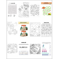 Livret d'Activités pour Enfants Personnalisé "Douceur Florale"