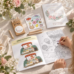 Livret d'Activités pour Enfants Personnalisé "Douceur Florale"