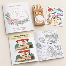 Livret d'Activités pour Enfants Personnalisé "Douceur Florale"