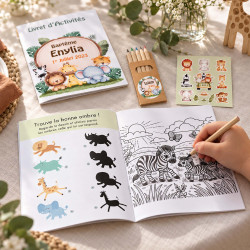 Livret d’activités jeux et coloriages Safari