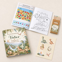 Livret d’activités Aventure Jurassique – Collection Le Monde des Dinosaures