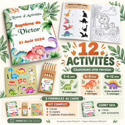 Livret d’activités enfant Petit Diplodocus – Collection Le Monde des Dinosaures