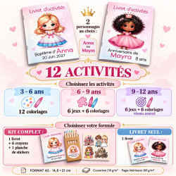 Livret d’activités enfant Princesse – Collection Princesses Enchantées