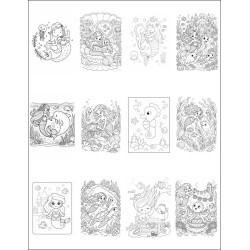 Livret d’activités enfant Sirène – Collection Océan Enchanté