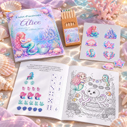 Livret d’activités enfant Palais des Perles – Collection Océan Enchanté