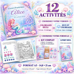 Livret d’activités enfant Palais des Perles – Collection Océan Enchanté