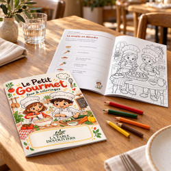 Livret jeux & coloriages personnalisé – Le Petit Gourmet