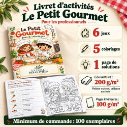 Livret jeux & coloriages personnalisé – Le Petit Gourmet