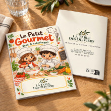Livret jeux & coloriages personnalisé – Le Petit Gourmet